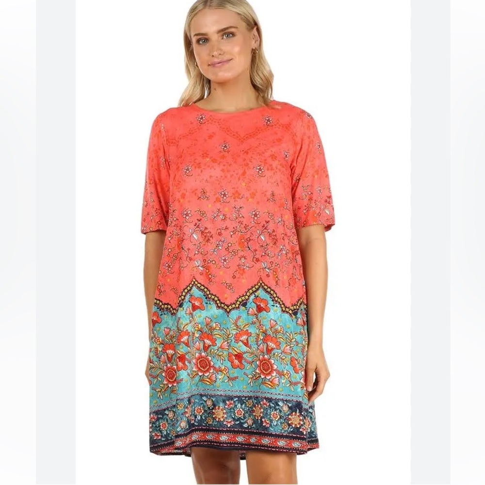 Orientique Bagatelle Dress 3/4 sleeves size Small  Bagatelle Contemporary dress